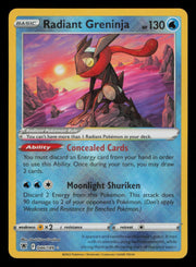 Radiant Greninja 046/189 Radiant Rare Astral Radiance Pokemon
