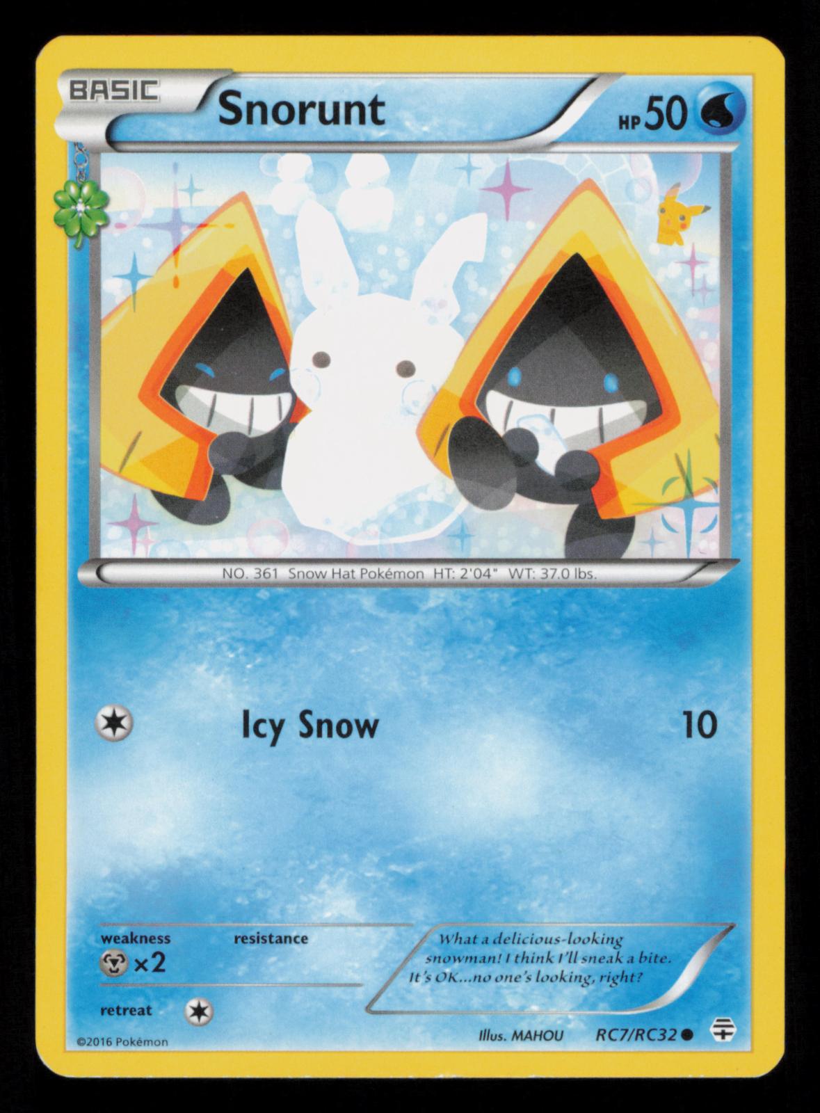 Snorunt RC7/RC32 Common Generations Pokemon