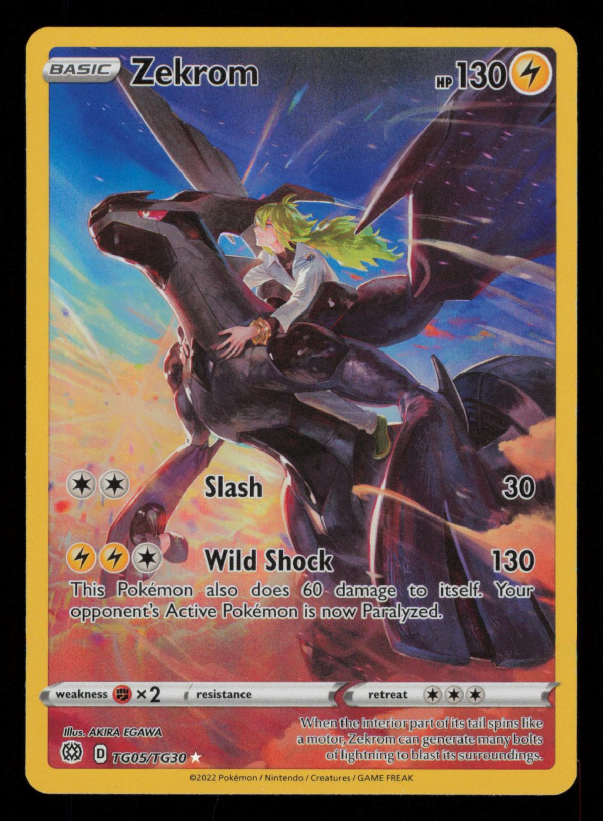 Zekrom TG05/TG30 Holo Brilliant Stars Trainer Gallery Pokemon