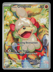 Hisuian Growlithe 181/167 Illustration Rare Twilight Masquerade Pokemon
