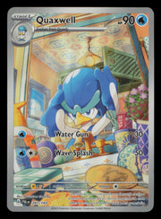 Quaxwell 207/193 Illustration Rare Paldea Evolved Pokemon Holo