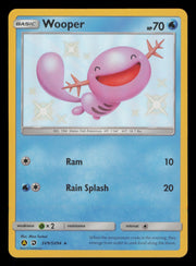 Wooper SV9/SV94 Shiny Rare Hidden Fates Shiny Vault Pokemon Holo