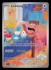 Lickitung 180/162 Illustration Rare Temporal Forces Pokemon 