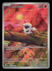 Larvesta 099/086 Holo Illustration Rare Black Bolt Pokemon
