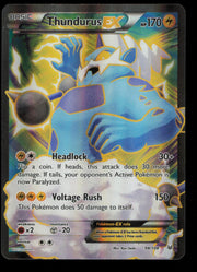 Thundurus EX 98/108 Ultra Rare Roaring Skies Pokemon