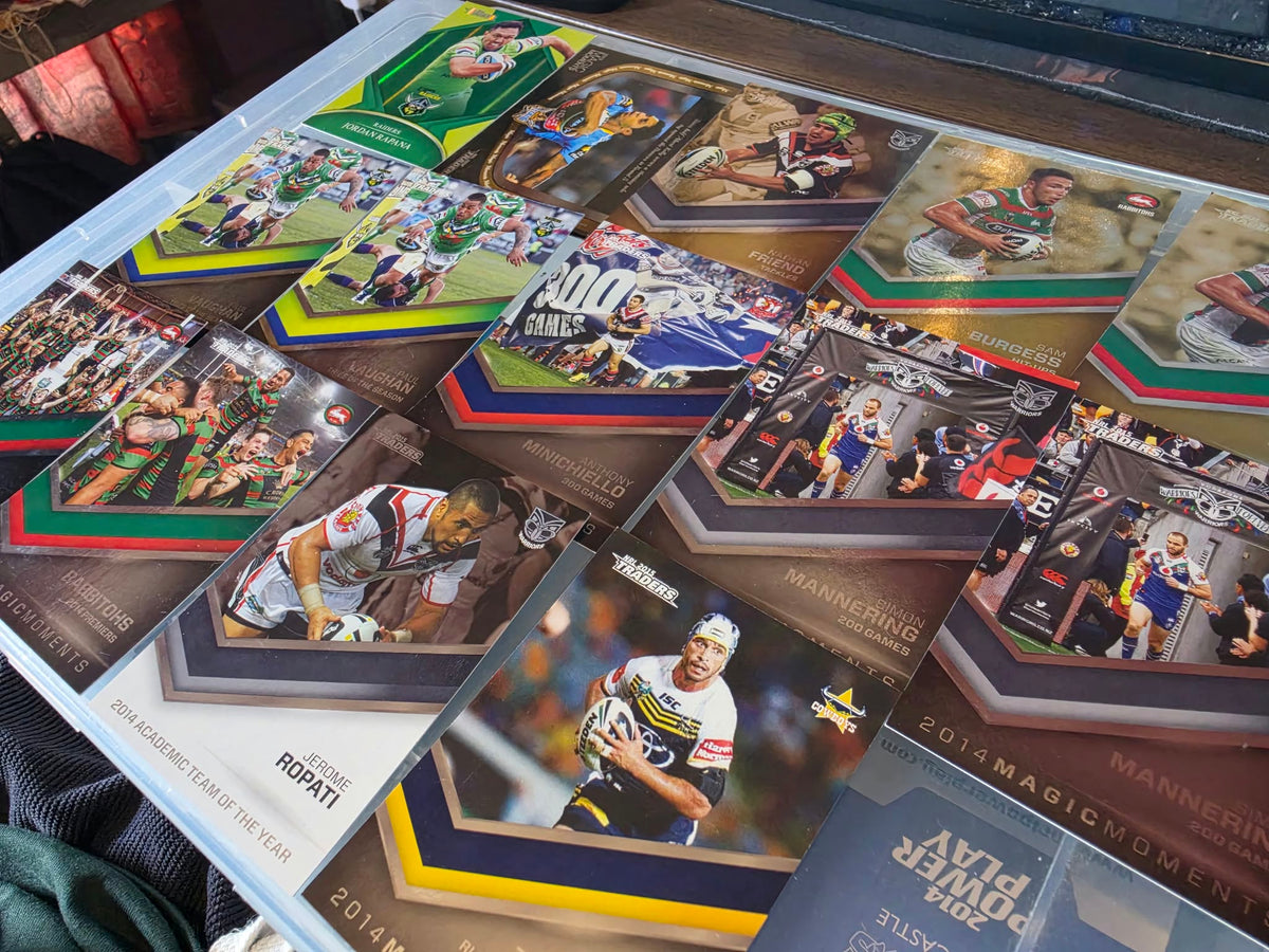 NRL Trading Cards Collection Lot - 2013-2015 ESP Traders Cards, Footy Superstars, Inserts & Parallels