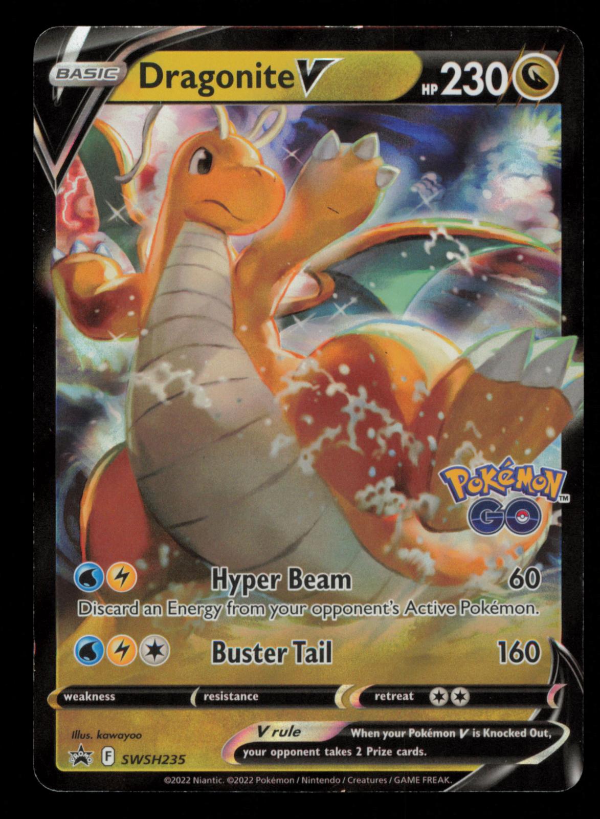 Dragonite V SWSH235 Holo Promo Sword & Shield Promo Pokemon