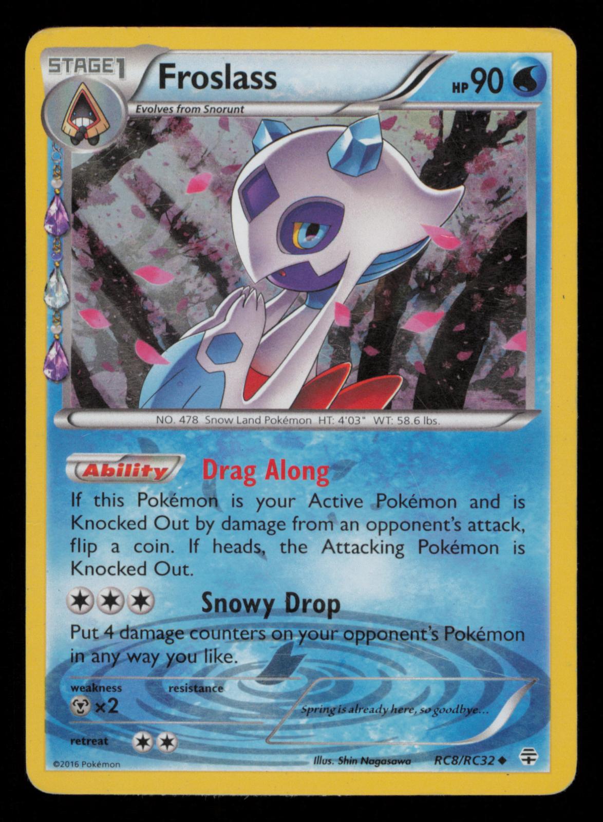Froslass RC8/RC32 Uncommon Generations Pokemon