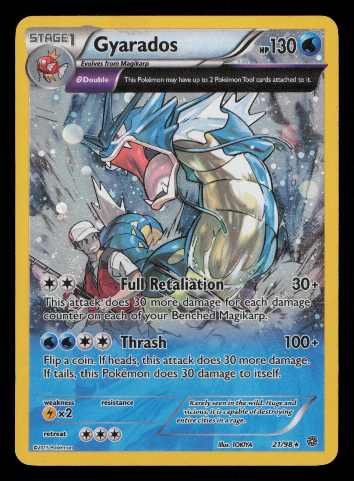 Gyarados 21/98 Holo Rare Ancient Origins Pokemon