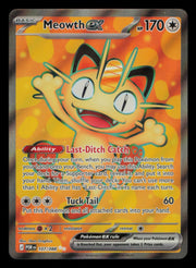 Meowth ex 107/088 Ultra Rare Perfect Order Pokemon