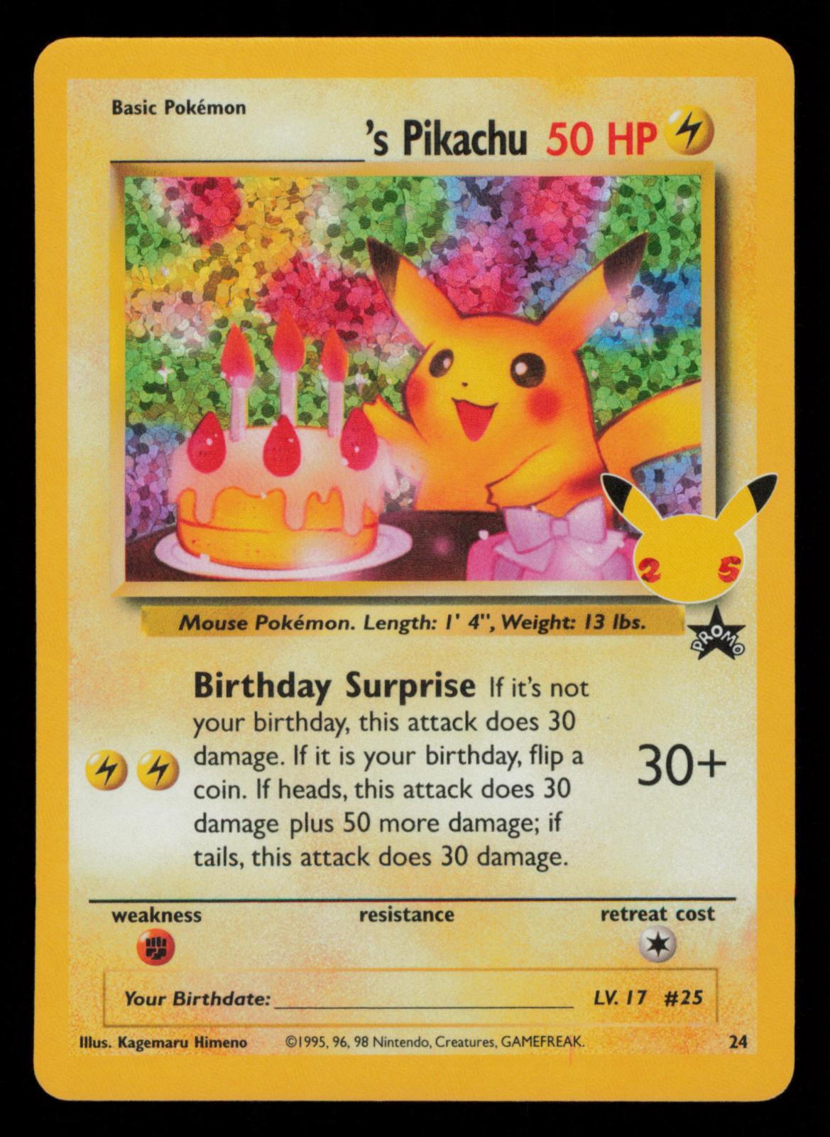 _____'s Pikachu 24 Classic Collection Celebrations: Classic Collection Pokemon