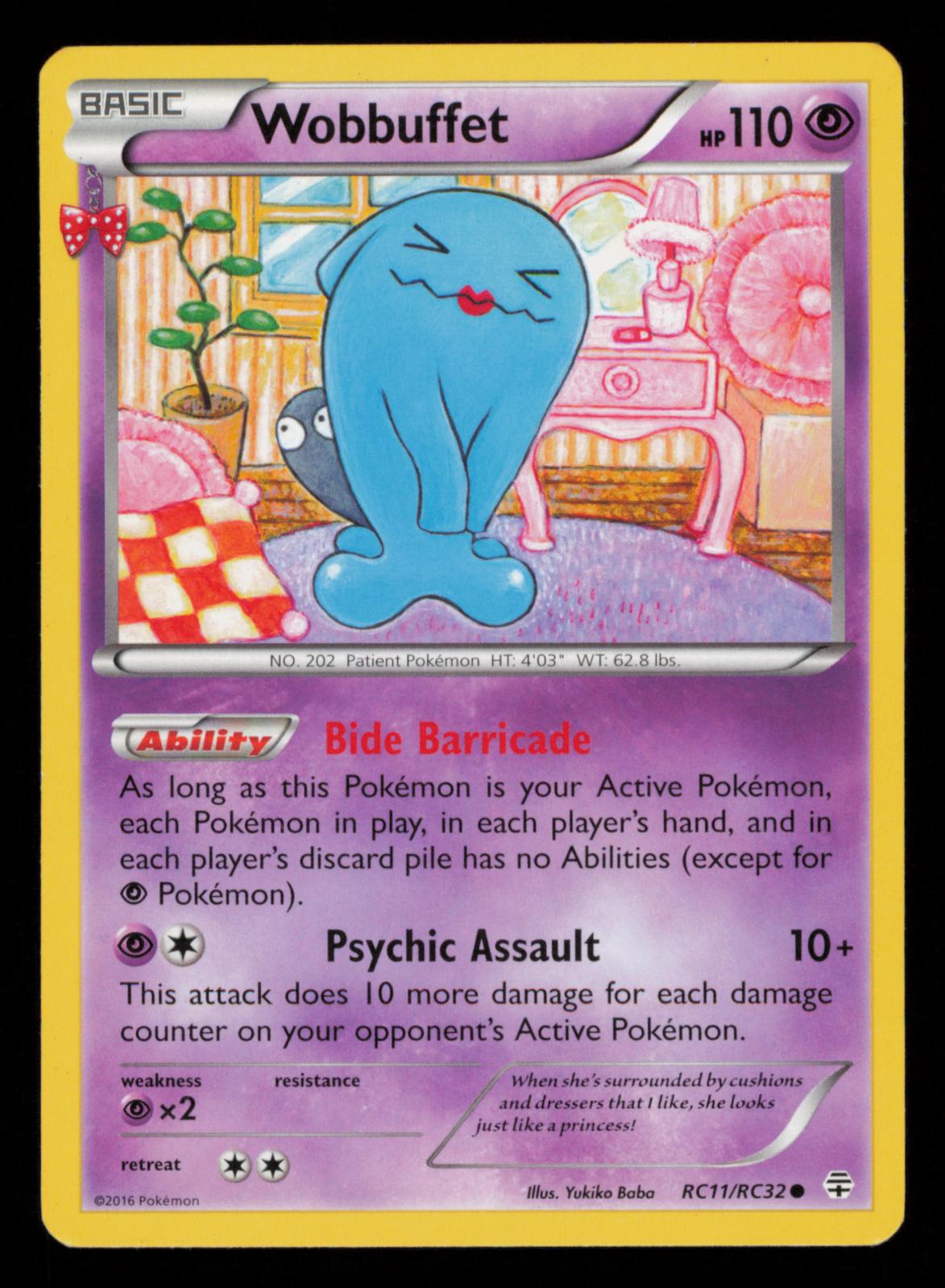 Wobbuffet RC11/RC32 Common Generations Pokemon