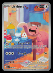 Lickitung 180/162 Illustration Rare Temporal Forces - CREASED