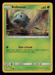 Bulbasaur 1/18 Common Detective Pikachu Pokemon