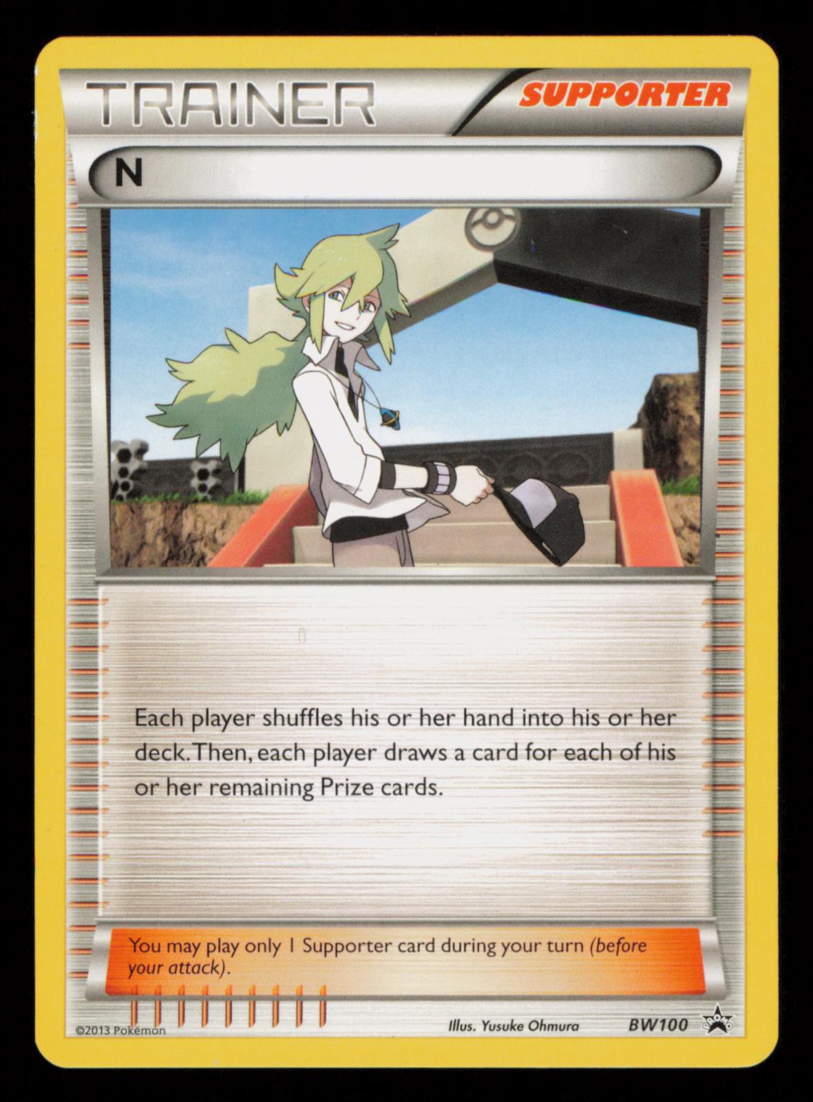 N (Supporter) BW100 Rare Deck Exclusives Pokemon