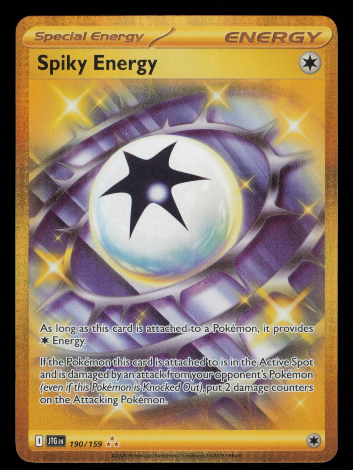 Spiky Energy 190/159 Hyper Rare Journey Together Pokemon