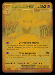 Mega Gardevoir ex 187/132 Mega Hyper Rare Mega Evolution Pokemon Holo