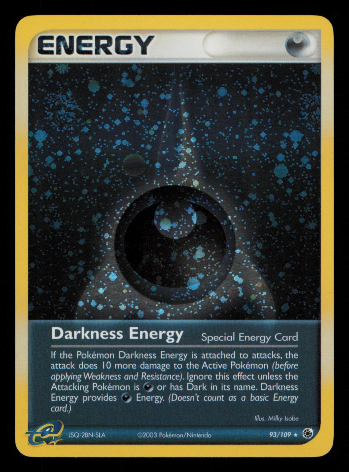 Darkness Energy (Special) (Cosmos Holo) 93/109 League & Championship Cards 