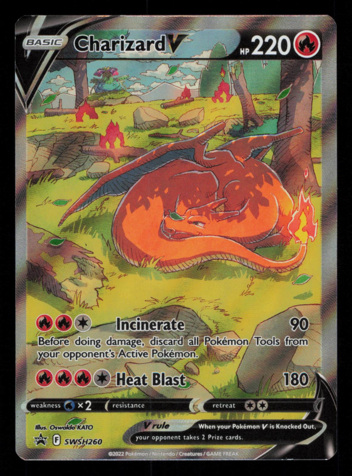 Charizard V SWSH260 Holo Promo Sword & Shield Promo Pokemon