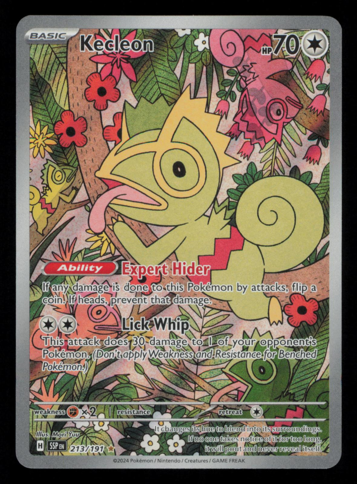 Kecleon 213/191 Illustration Rare Surging Sparks Pokemon