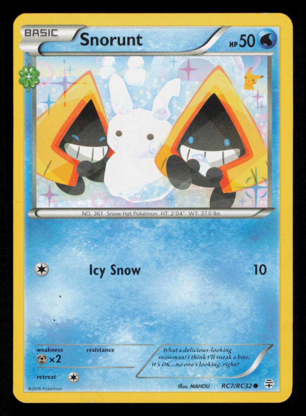 Snorunt RC7/RC32 Common Generations Pokemon