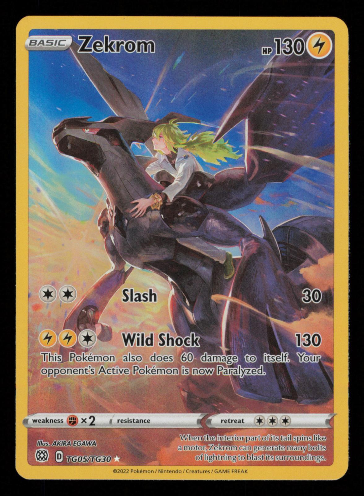 Zekrom TG05/TG30 Holo Brilliant Stars Trainer Gallery Pokemon