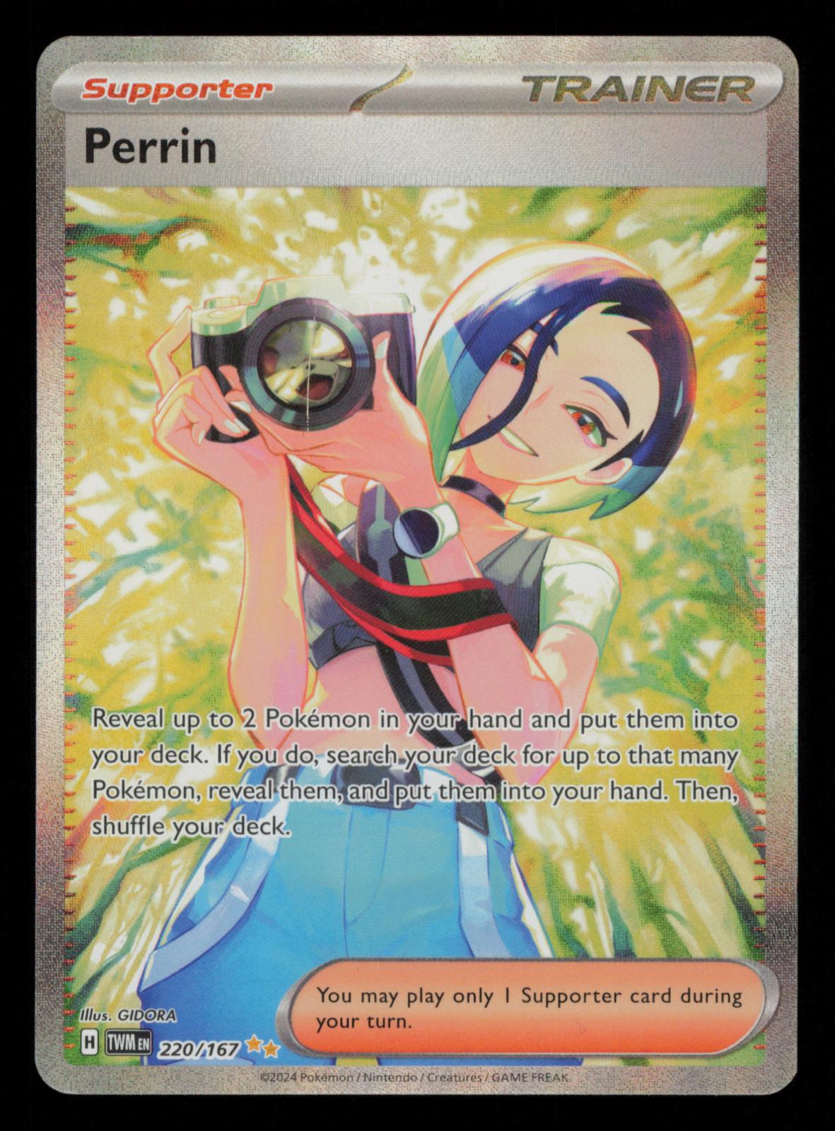 Perrin 220/167 Special Illustration Rare Twilight Masquerade - LENS SCRATCH