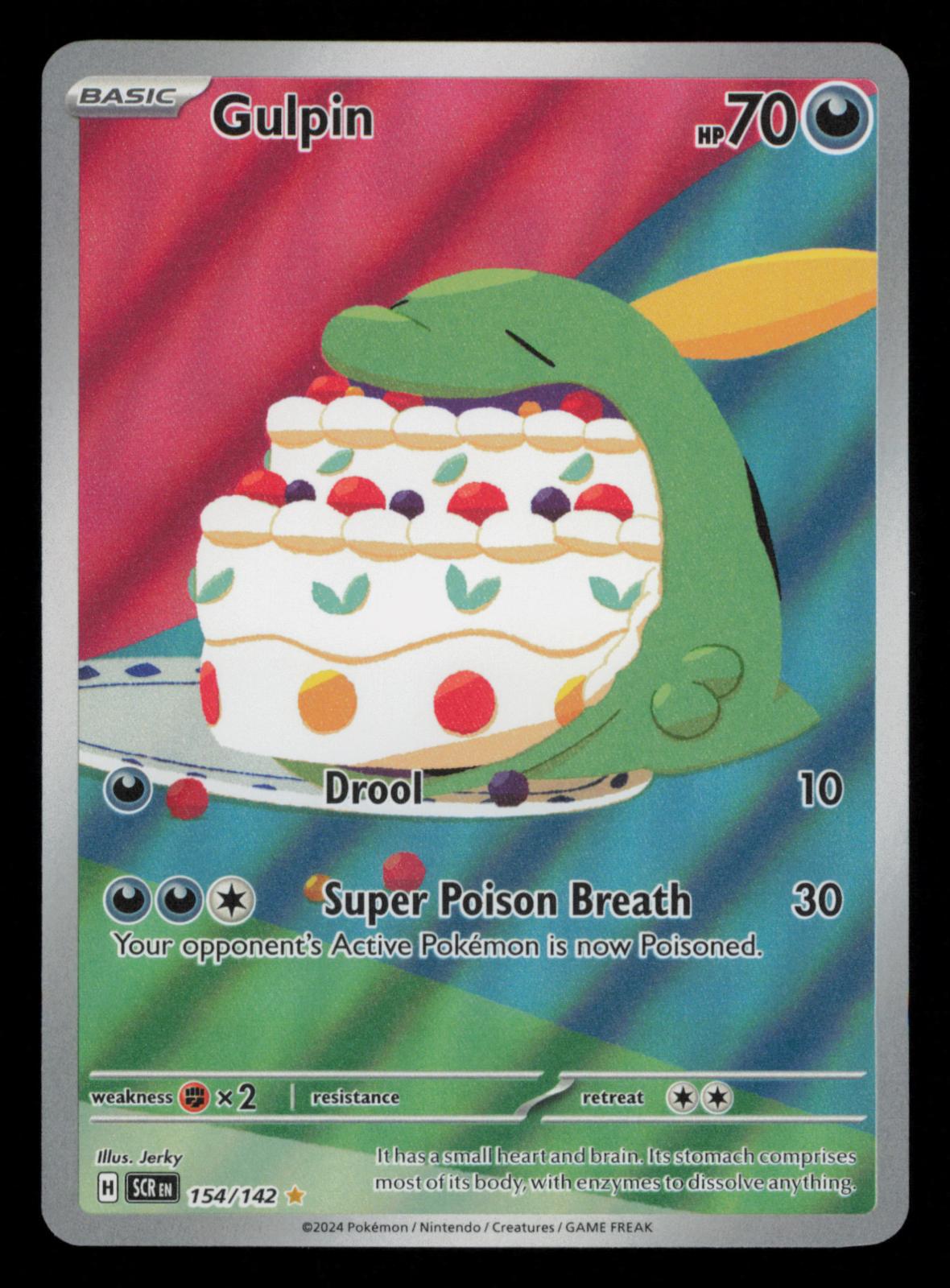 Gulpin 154/142 Illustration Rare Stellar Crown Pokemon