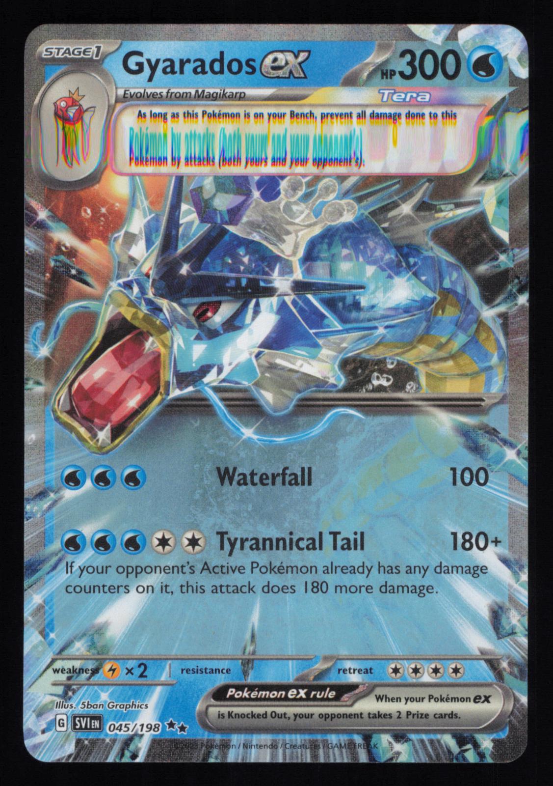 Gyarados ex 045/198 Double Rare Scarlet & Violet Pokemon