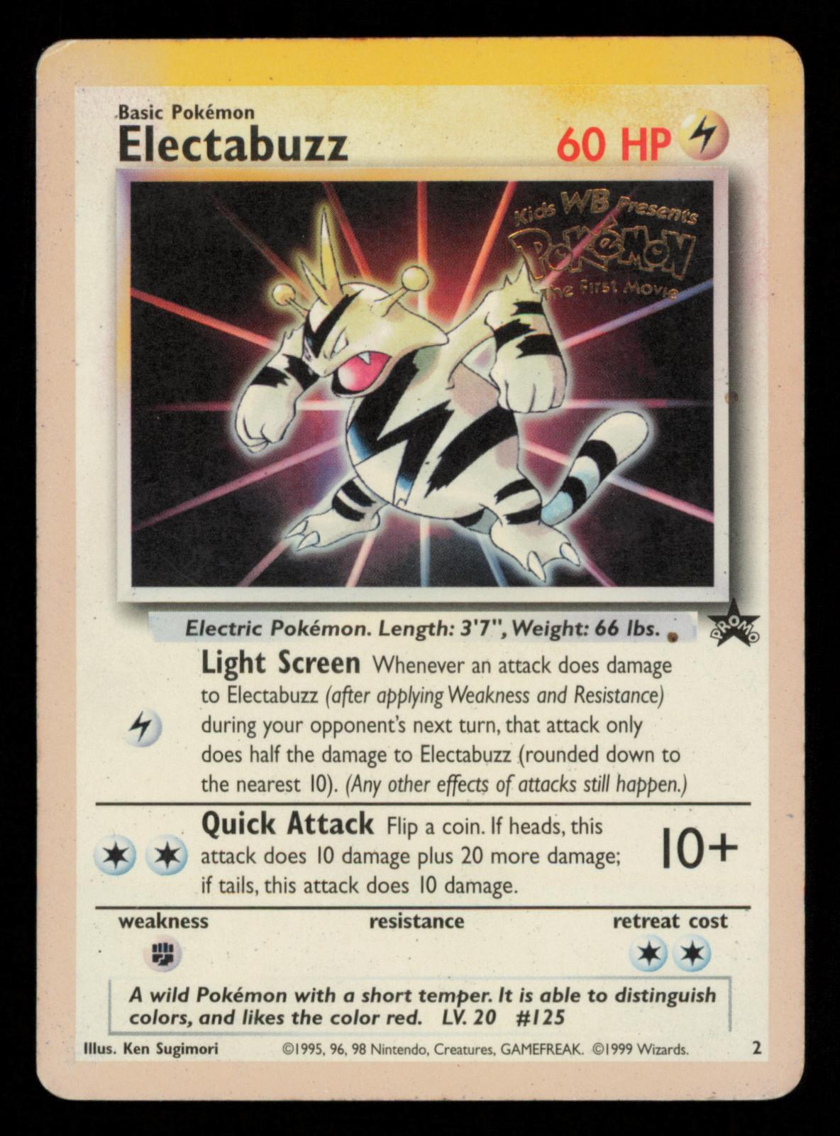 Electabuzz 2 Promo Wizards Black Star Promos Pokemon