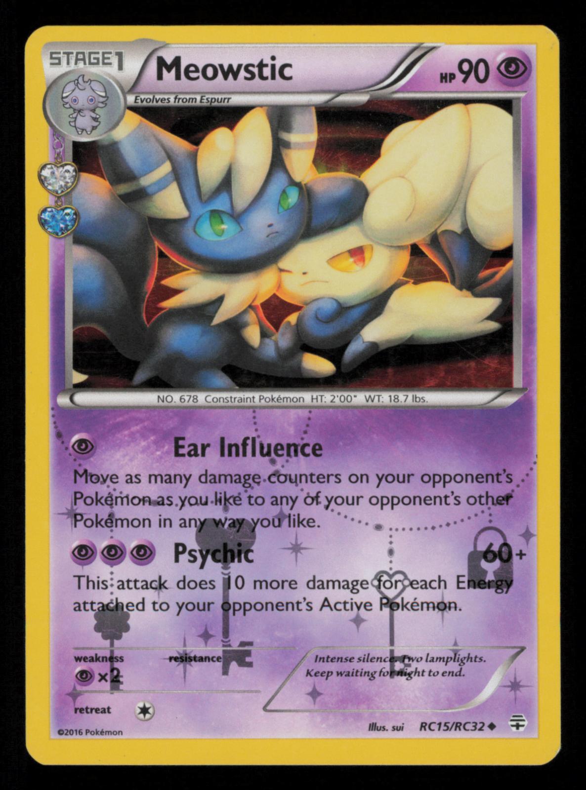 Meowstic RC15/RC32 Uncommon Generations Pokemon