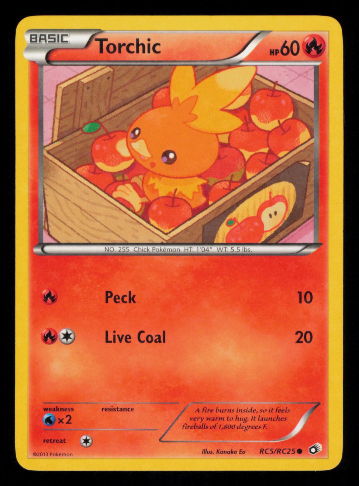 Torchic RC5/RC25 Holo Common Legendary Treasures: Radiant Collection Pokemon