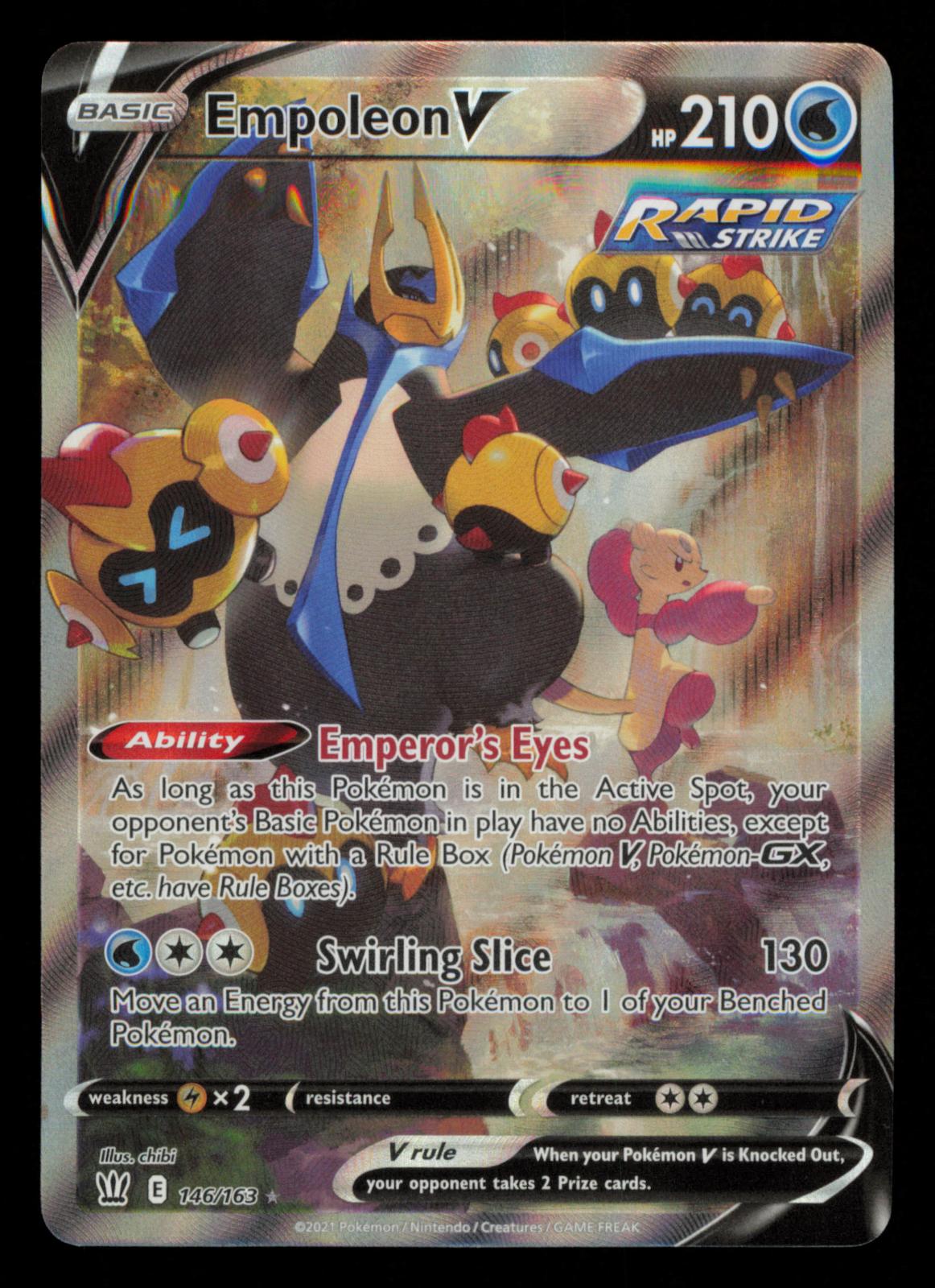 Empoleon V 146/163 Ultra Rare Battle Styles Pokemon