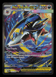 Mega Sharpedo ex 127/094 Phantasmal Flames Pokemon Holo