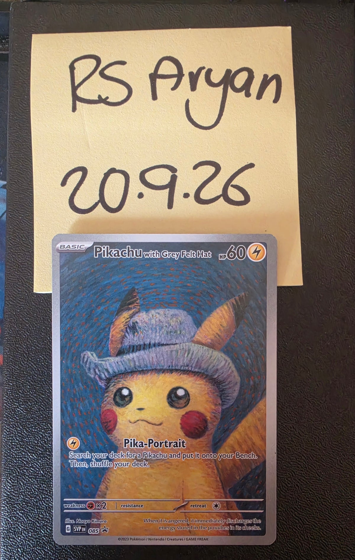 Pikachu with Grey Felt Hat Scarlet & Violet Promo Promo 085