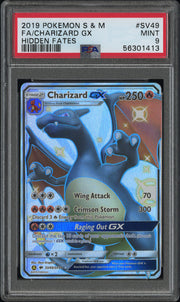 Charizard Gx SV49/SV94 Hidden Fates Pokemon PSA 9