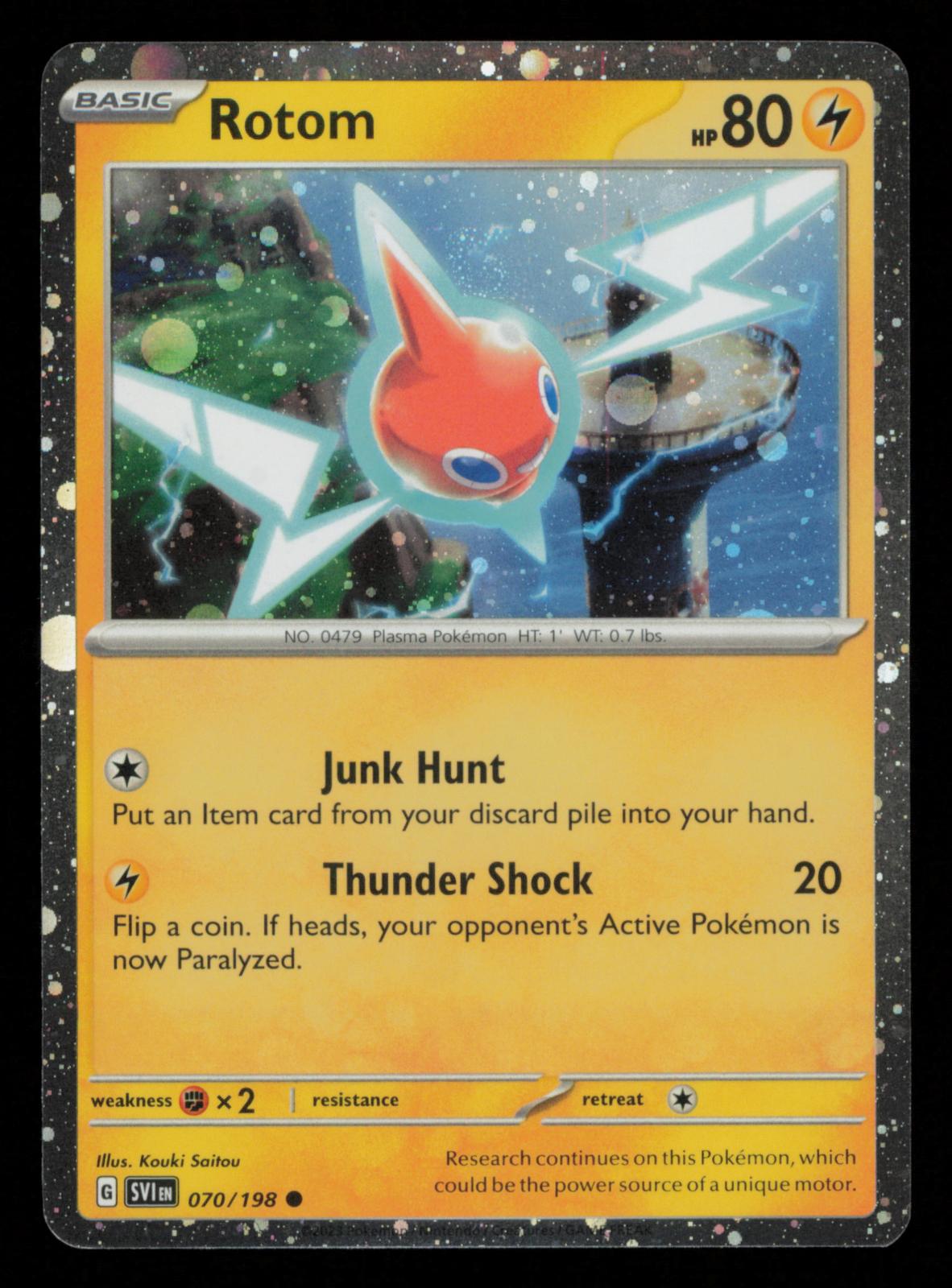 Rotom 070/198 Common Scarlet & Violet Pokemon