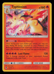 Typhlosion 42/214 Holo Rare Lost Thunder Pokemon 