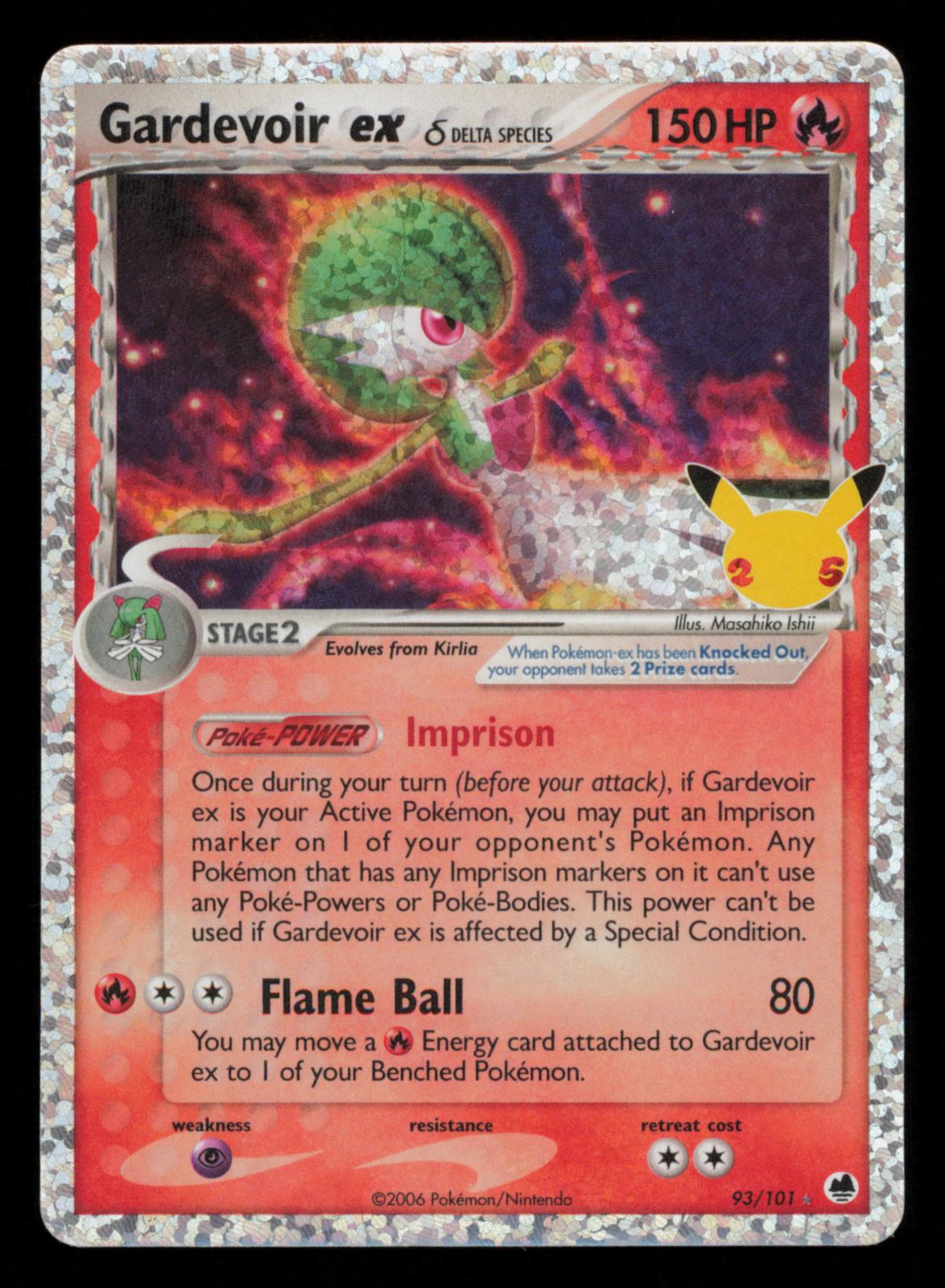 Gardevoir ex 93/101 Celebrations: Classic Collection Pokemon
