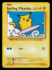 Surfing Pikachu 111/108 Secret Rare Evolutions Pokemon