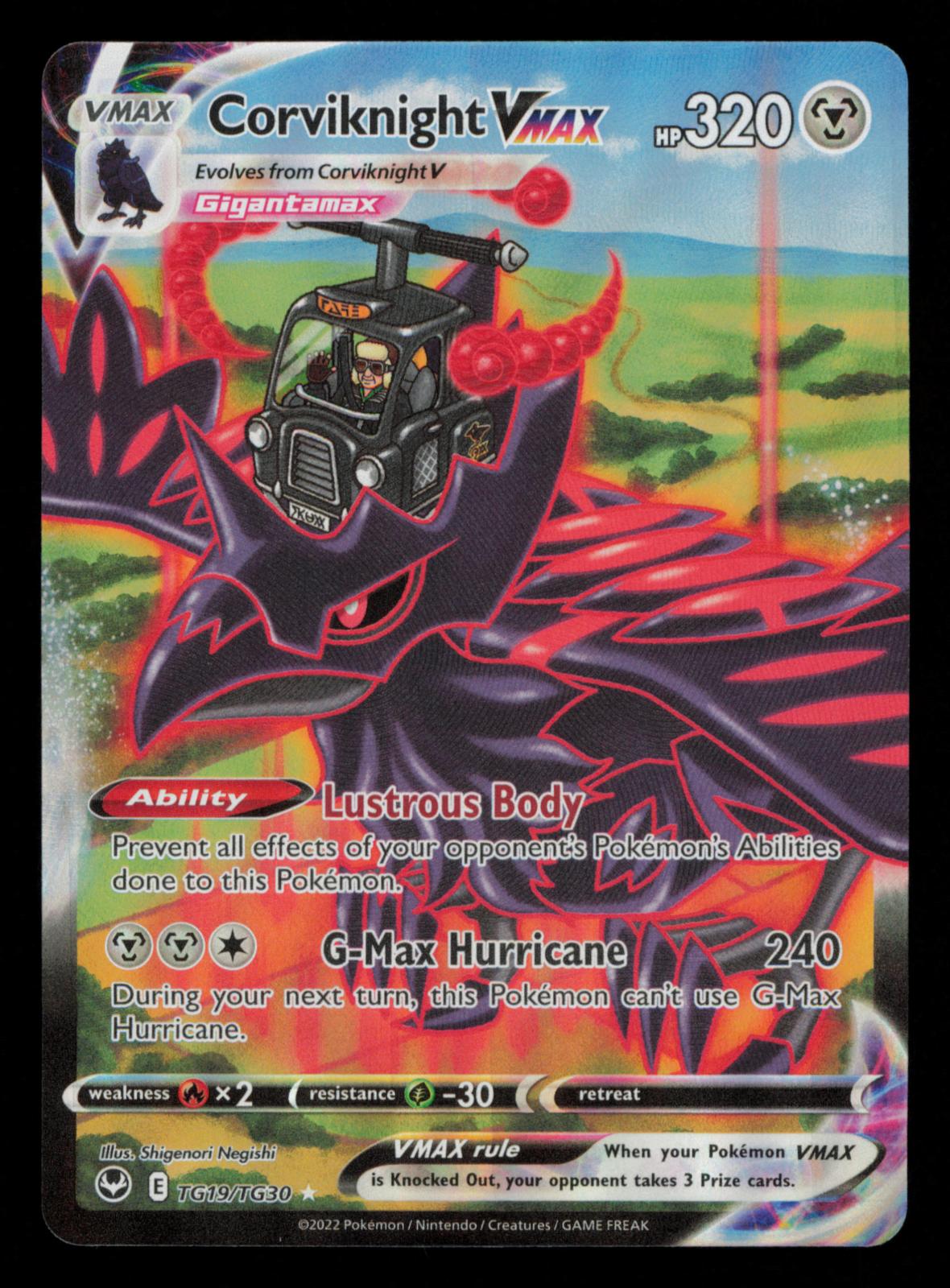 Corviknight VMAX TG19/TG30 Holo VMAX Rare Silver Tempest Trainer Gallery Pokemon