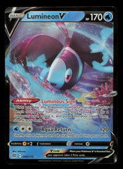 Lumineon V 040/172 Holo V Rare Brilliant Stars Pokemon