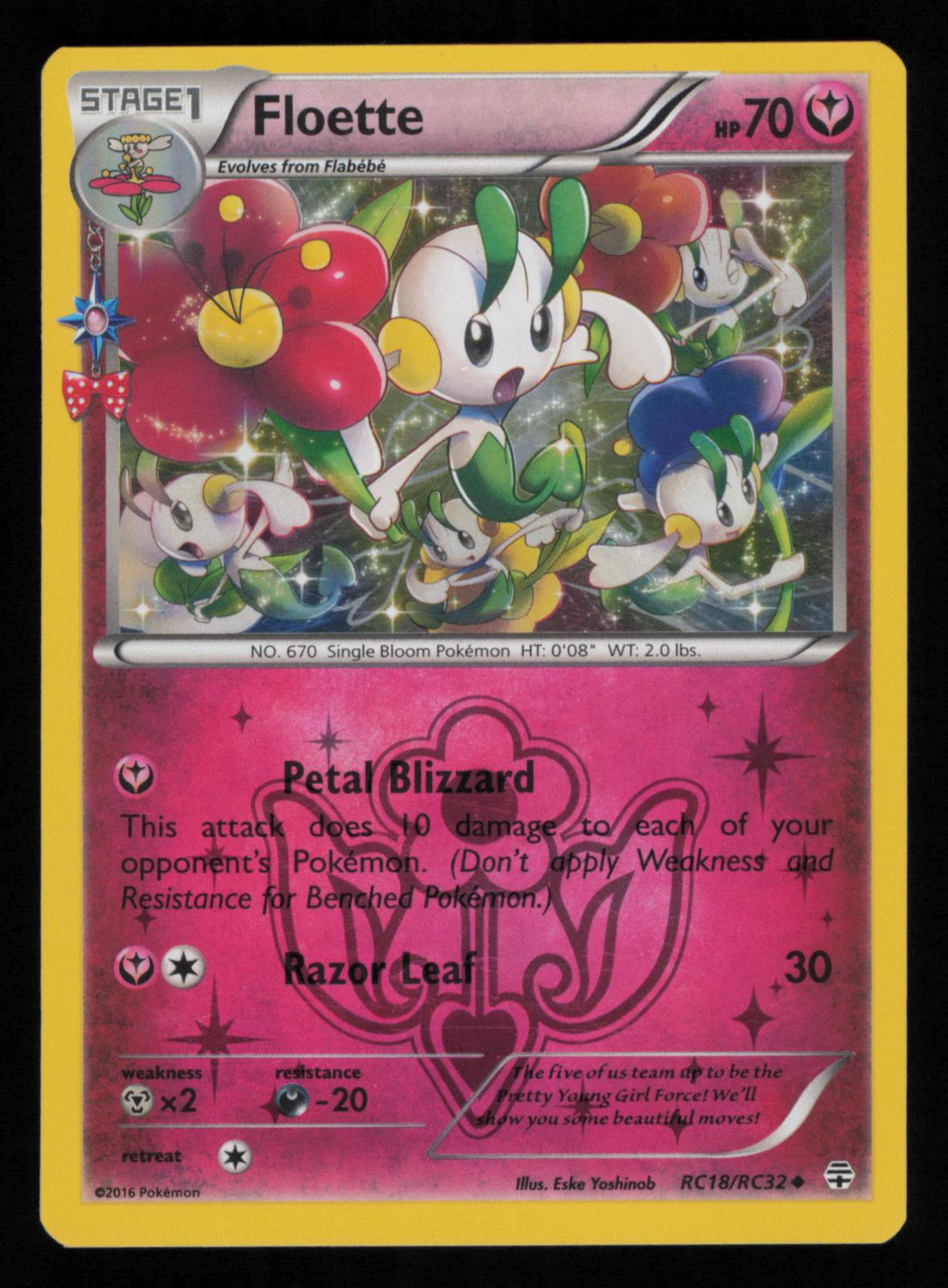 Floette RC18/RC32 Uncommon Generations Pokemon