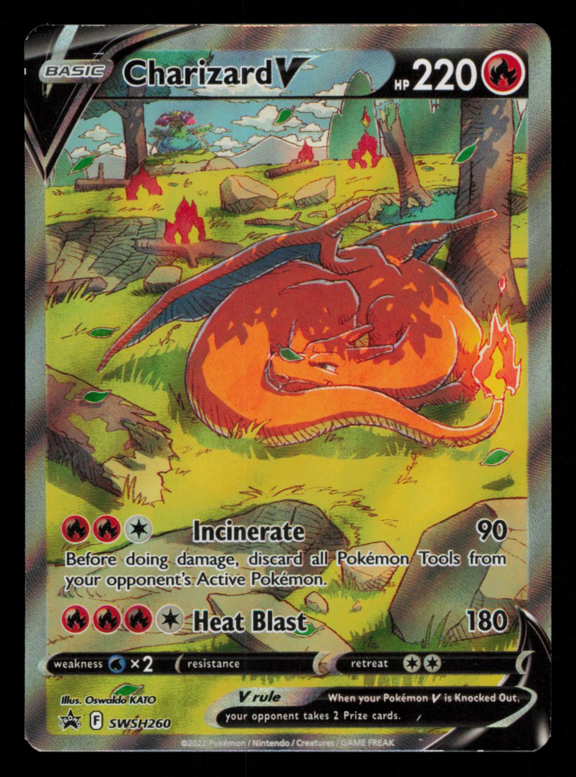 Charizard V SWSH260 Holo Promo Sword & Shield Promo Pokemon