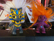 Ultra Rare Cleocat Zelf + Troll Doll DAM Limited Edition Purple YY12014