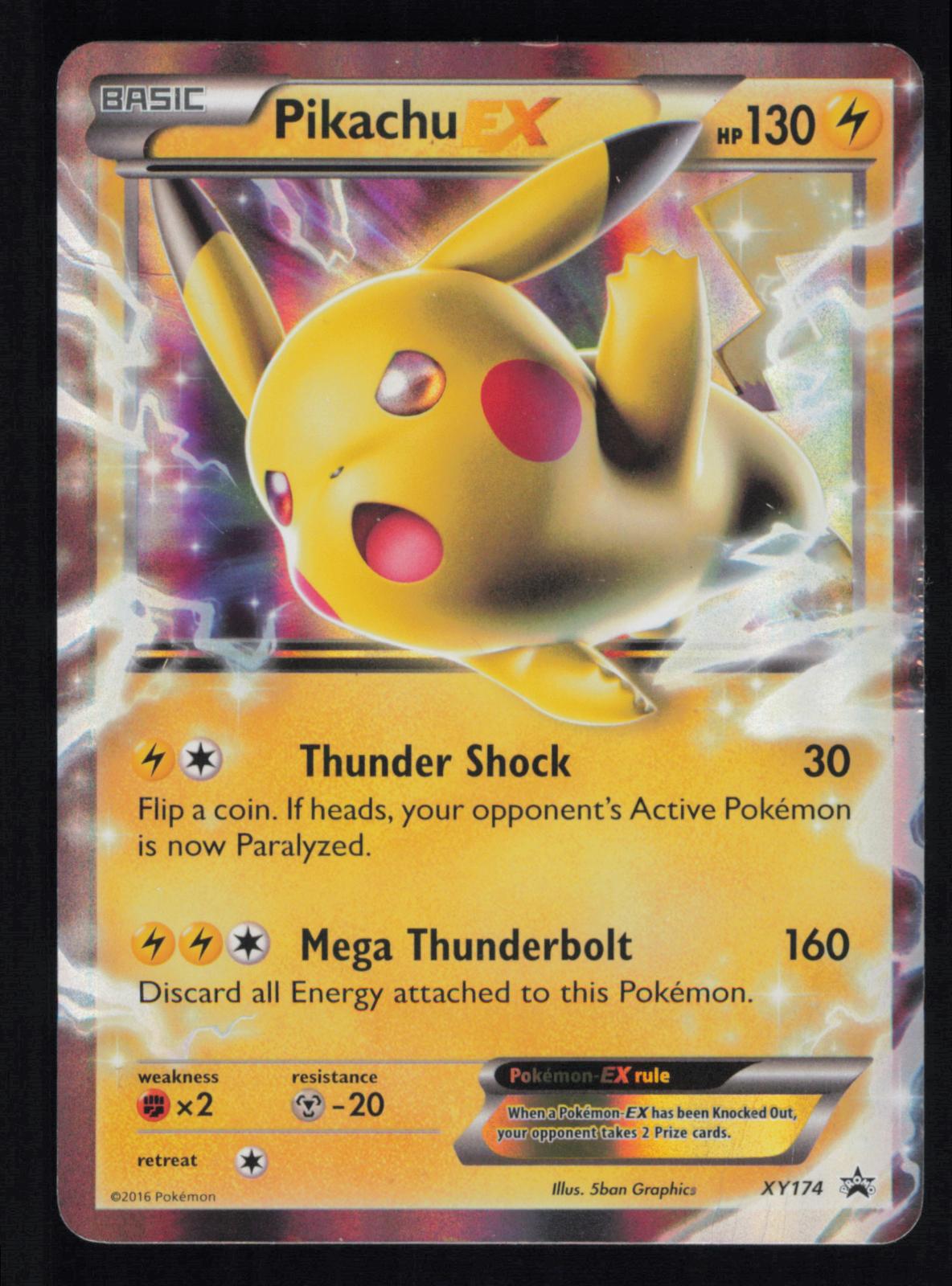Pikachu EX XY174 Holo Promo XY Promo Pokemon