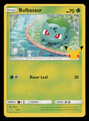 Bulbasaur 1/73 Common Shining Legends Pokemon