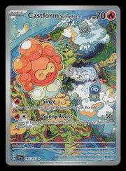 Castform Sunny Form 195/191 Illustration Rare Surging Sparks Pokemon