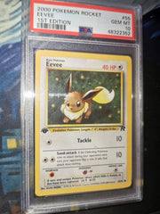 Eevee 55 1st Edition Rocket Pokemon PSA 10