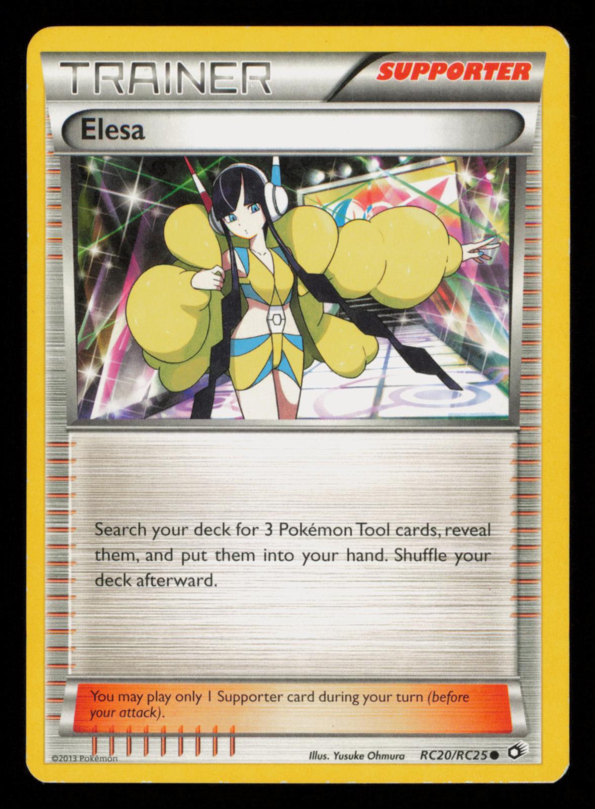 Elesa RC20/RC25 Holo Common Legendary Treasures: Radiant Collection Pokemon